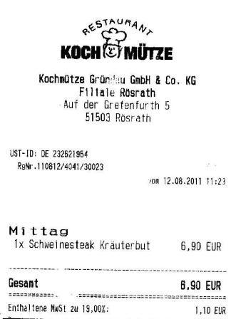 iive Hffner Kochmtze Restaurant